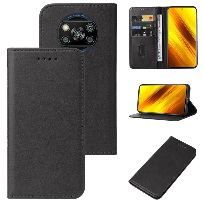 Caja de teléfono de cuero con cierre magnético, For Xiaomi Redmi 8, For Xiaomi Redmi 8A Pro, For Xiaomi Redmi 10X Pro 5G, For Xiaomi Redmi Note 9T, For Xiaomi Mi 10T Lite 5G, For Xiaomi 12S Ultra, For Xiaomi Black Shark 3S                              ...