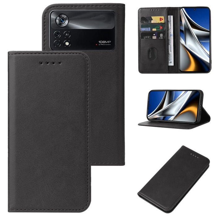 Caja de teléfono de cuero con cierre magnético, For Xiaomi Redmi 8, For Xiaomi Redmi 8A Pro, For Xiaomi Redmi 10X Pro 5G, For Xiaomi Redmi Note 9T, For Xiaomi Mi 10T Lite 5G, For Xiaomi 12S Ultra, For Xiaomi Black Shark 3S                              ...