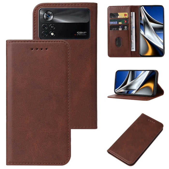 Caja de teléfono de cuero con cierre magnético, For Xiaomi Redmi 8, For Xiaomi Redmi 8A Pro, For Xiaomi Redmi 10X Pro 5G, For Xiaomi Redmi Note 9T, For Xiaomi Mi 10T Lite 5G, For Xiaomi 12S Ultra, For Xiaomi Black Shark 3S                              ...