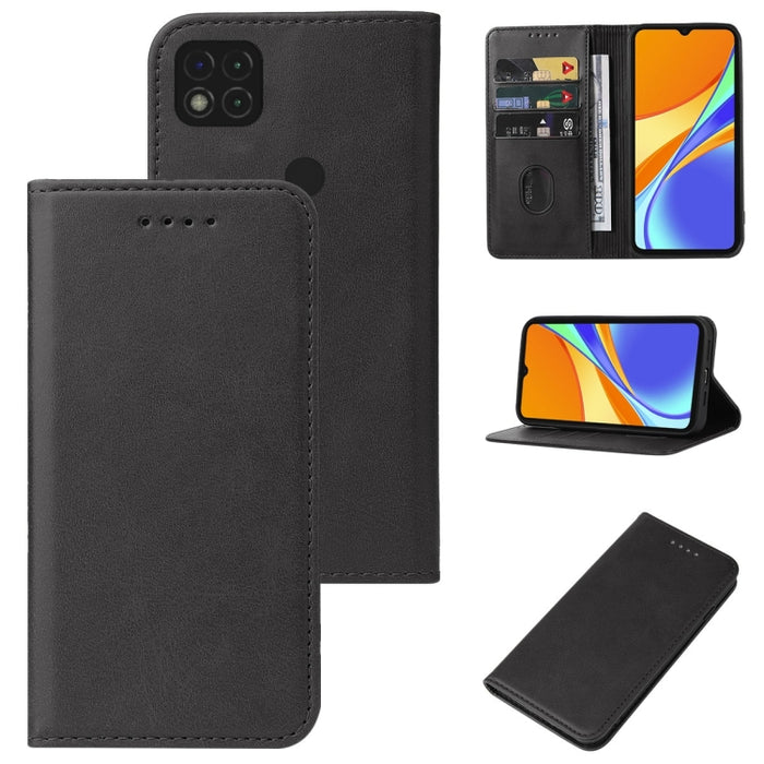 Caja de teléfono de cuero con cierre magnético, For Xiaomi Redmi 8, For Xiaomi Redmi 8A Pro, For Xiaomi Redmi 10X Pro 5G, For Xiaomi Redmi Note 9T, For Xiaomi Mi 10T Lite 5G, For Xiaomi 12S Ultra, For Xiaomi Black Shark 3S                              ...