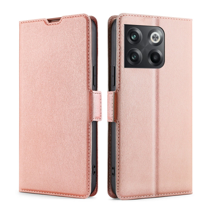 Estuche para teléfono de cuero con tapa horizontal y hebilla lateral ultradelgada de voltaje, For OnePlus Ace Pro 5G, For TCL 305i, For Xiaomi Redmi K50 Ultra/Xiaomi 12T/Xiaomi 12T Pro, For Asus Zenfone 9, For Huawei nova Y90 4G