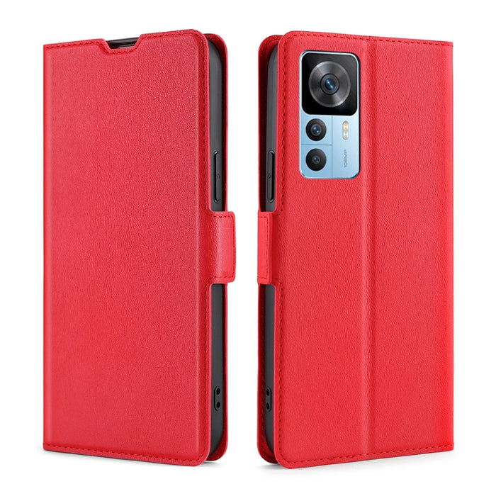 Estuche para teléfono de cuero con tapa horizontal y hebilla lateral ultradelgada de voltaje, For OnePlus Ace Pro 5G, For TCL 305i, For Xiaomi Redmi K50 Ultra/Xiaomi 12T/Xiaomi 12T Pro, For Asus Zenfone 9, For Huawei nova Y90 4G