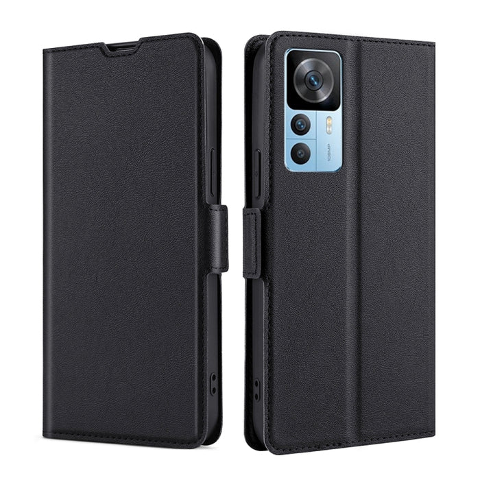 Estuche para teléfono de cuero con tapa horizontal y hebilla lateral ultradelgada de voltaje, For OnePlus Ace Pro 5G, For TCL 305i, For Xiaomi Redmi K50 Ultra/Xiaomi 12T/Xiaomi 12T Pro, For Asus Zenfone 9, For Huawei nova Y90 4G