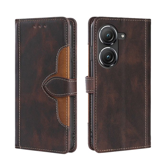 Estuche para teléfono de cuero con hebilla magnética y sensación de piel, For OnePlus Ace Pro 5G, For TCL 305i, For Xiaomi Redmi K50 Ultra/Xiaomi 12T/Xiaomi 12T Pro, For Asus Zenfone 9, For Huawei nova Y90 4G