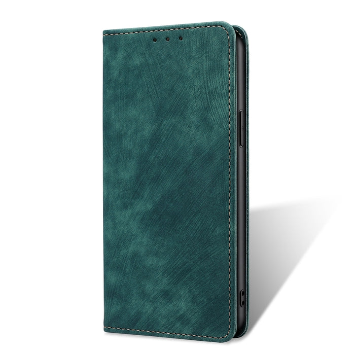 Estuche para teléfono de cuero magnético con cepillo antirrobo RFID, For OnePlus Ace Pro 5G, For TCL 305i, For Xiaomi Redmi K50 Ultra/Xiaomi 12T/Xiaomi 12T Pro, For Asus Zenfone 9, For Huawei nova Y90 4G