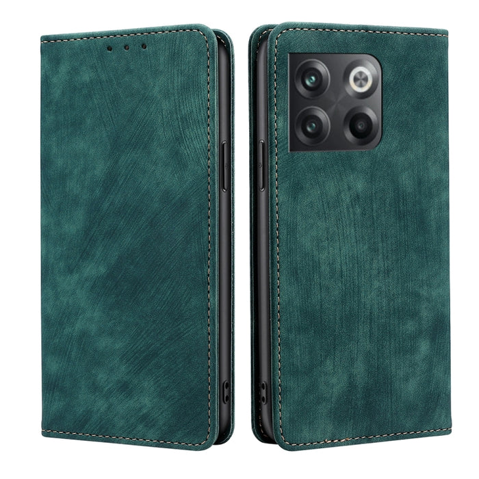 Estuche para teléfono de cuero magnético con cepillo antirrobo RFID, For OnePlus Ace Pro 5G, For TCL 305i, For Xiaomi Redmi K50 Ultra/Xiaomi 12T/Xiaomi 12T Pro, For Asus Zenfone 9, For Huawei nova Y90 4G