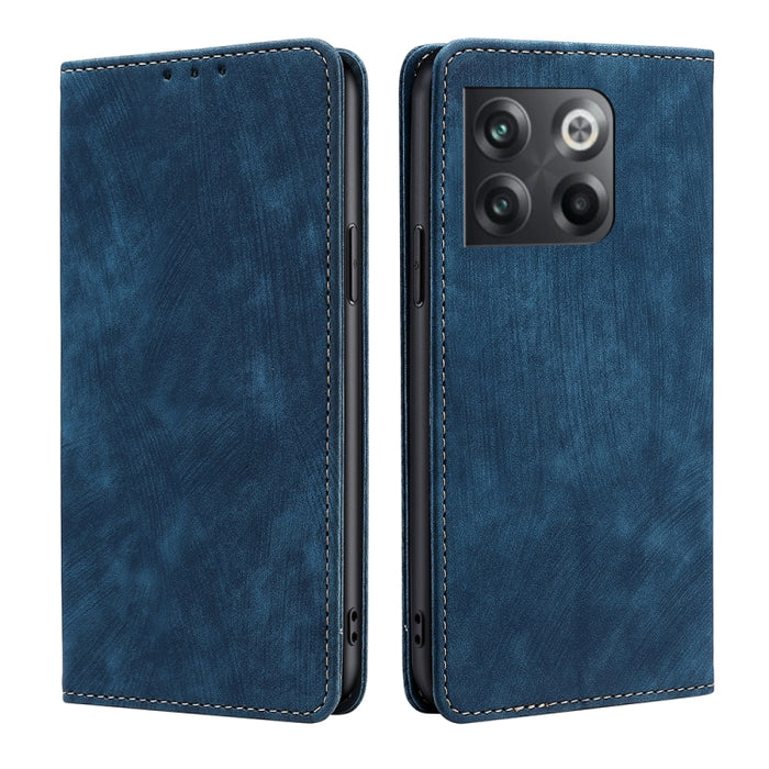 Estuche para teléfono de cuero magnético con cepillo antirrobo RFID, For OnePlus Ace Pro 5G, For TCL 305i, For Xiaomi Redmi K50 Ultra/Xiaomi 12T/Xiaomi 12T Pro, For Asus Zenfone 9, For Huawei nova Y90 4G