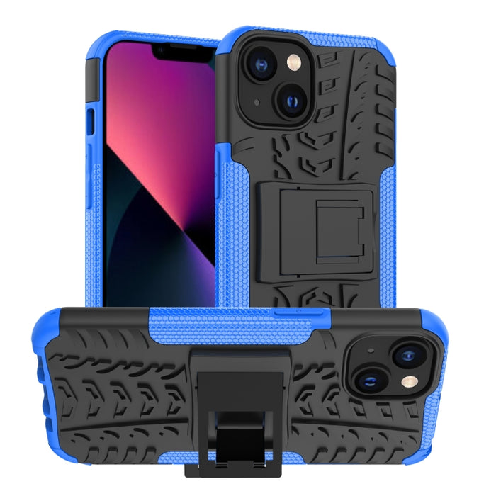Funda para teléfono con textura de neumático TPU + PC con soporte