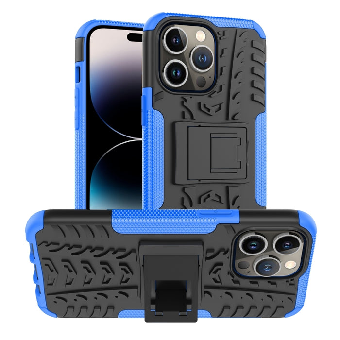 Funda para teléfono con textura de neumático TPU + PC con soporte