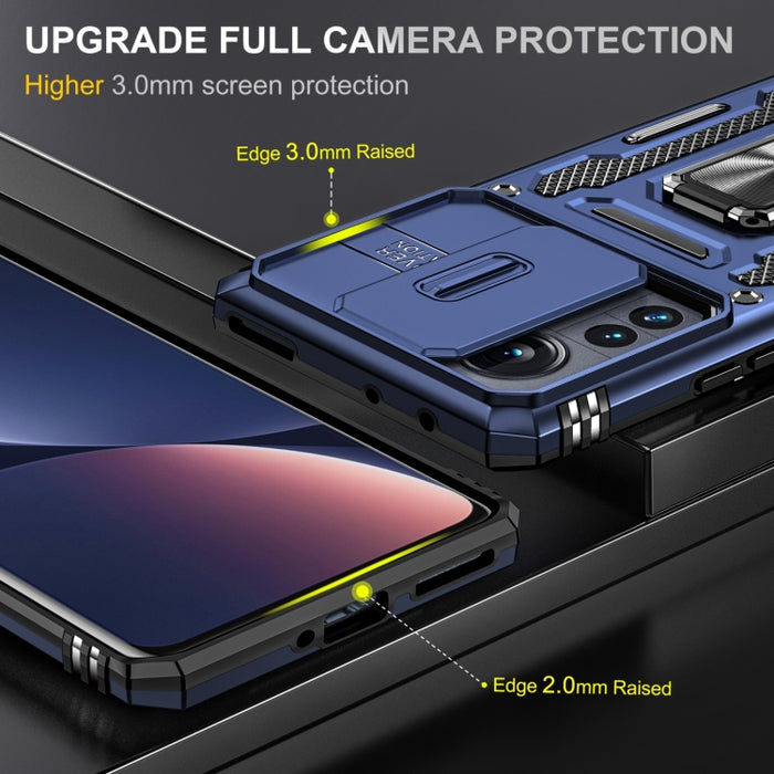 Armor PC + TPU Funda protectora para teléfono con cámara, For Xiaomi 12