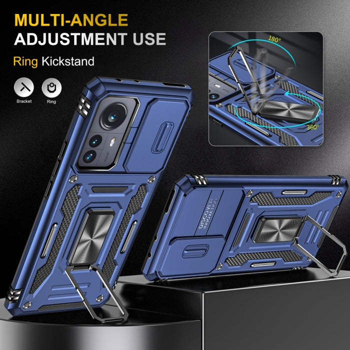 Armor PC + TPU Funda protectora para teléfono con cámara, For Xiaomi 12