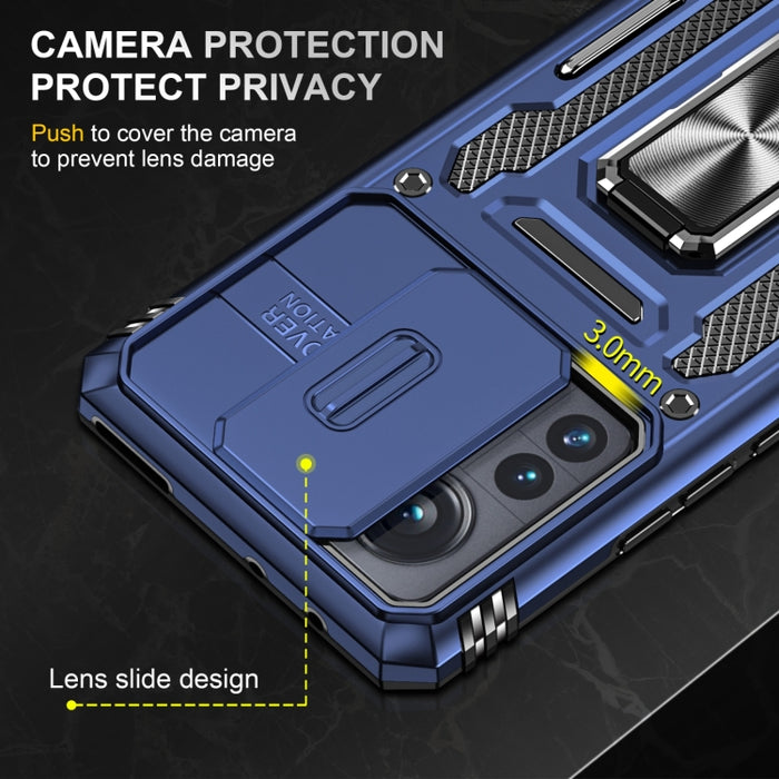 Armor PC + TPU Funda protectora para teléfono con cámara, For Xiaomi 12