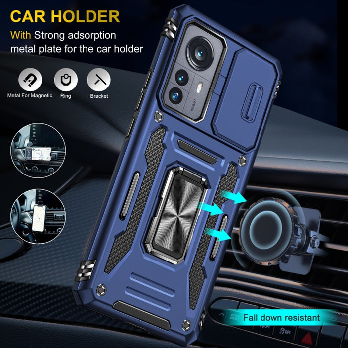 Armor PC + TPU Funda protectora para teléfono con cámara, For Xiaomi 12