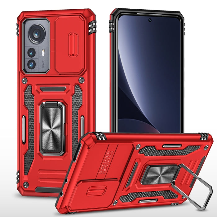 Armor PC + TPU Funda protectora para teléfono con cámara, For Xiaomi 12