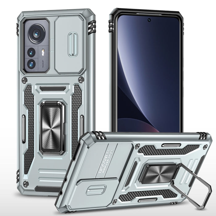 Armor PC + TPU Funda protectora para teléfono con cámara, For Xiaomi 12