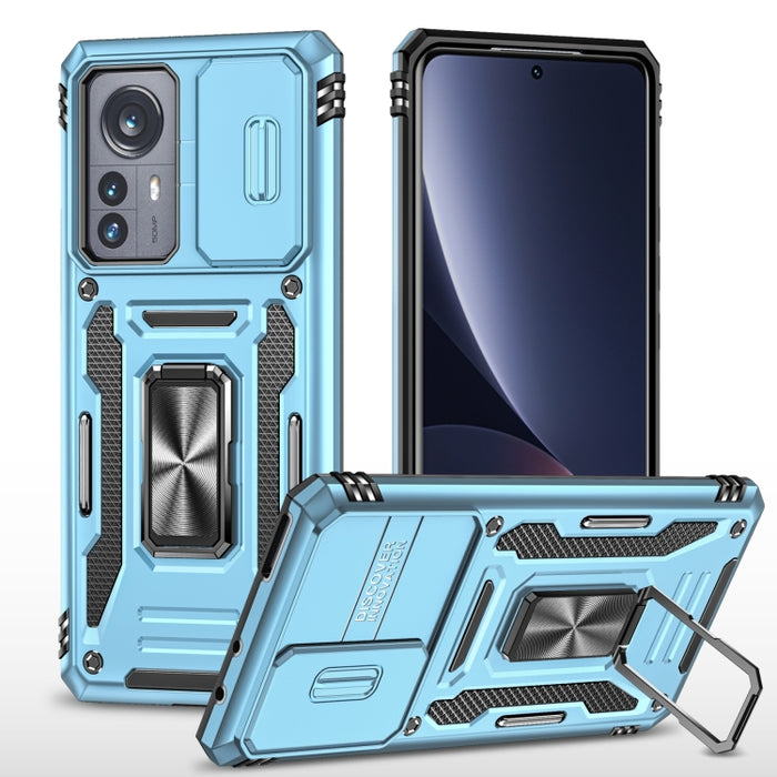 Armor PC + TPU Funda protectora para teléfono con cámara, For Xiaomi 12
