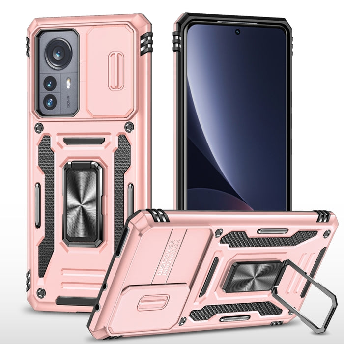 Armor PC + TPU Funda protectora para teléfono con cámara, For Xiaomi 12