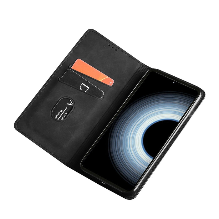 Estuche para teléfono de cuero con tapa horizontal magnética con sensación de piel, For OnePlus Ace Pro 5G, For TCL 305i, For Xiaomi Redmi K50 Ultra/Xiaomi 12T/Xiaomi 12T Pro, For Asus Zenfone 9, For Huawei nova Y90 4G
