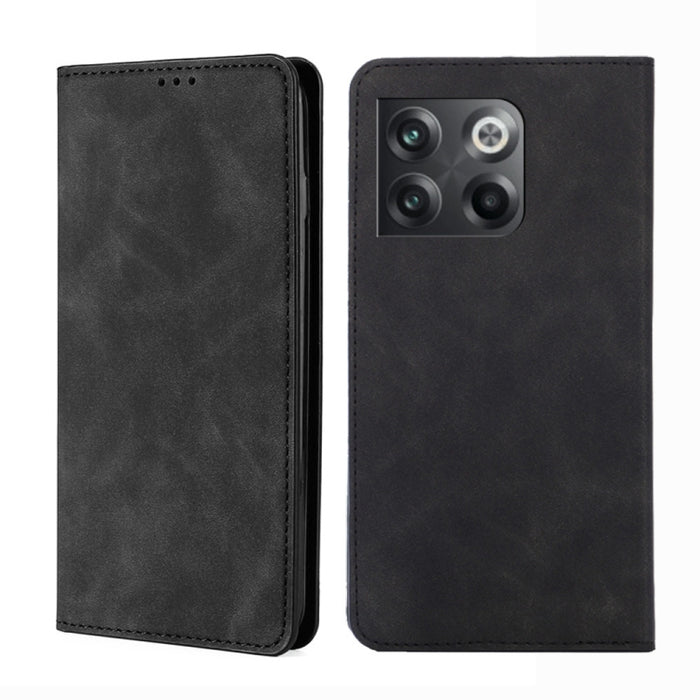 Estuche para teléfono de cuero con tapa horizontal magnética con sensación de piel, For OnePlus Ace Pro 5G, For TCL 305i, For Xiaomi Redmi K50 Ultra/Xiaomi 12T/Xiaomi 12T Pro, For Asus Zenfone 9, For Huawei nova Y90 4G