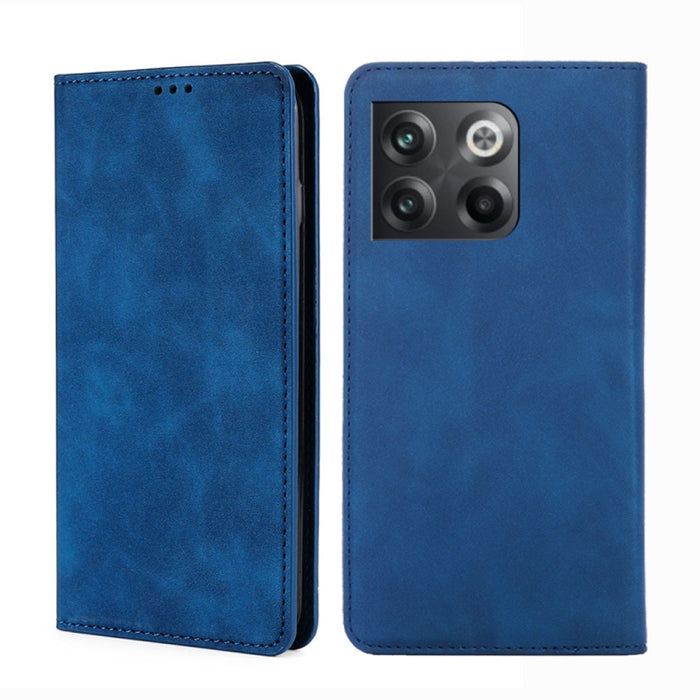 Estuche para teléfono de cuero con tapa horizontal magnética con sensación de piel, For OnePlus Ace Pro 5G, For TCL 305i, For Xiaomi Redmi K50 Ultra/Xiaomi 12T/Xiaomi 12T Pro, For Asus Zenfone 9, For Huawei nova Y90 4G