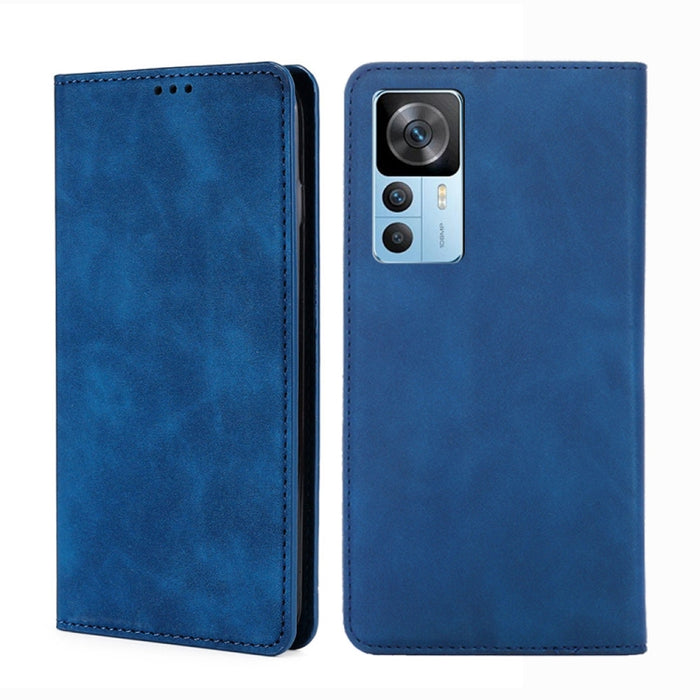 Estuche para teléfono de cuero con tapa horizontal magnética con sensación de piel, For OnePlus Ace Pro 5G, For TCL 305i, For Xiaomi Redmi K50 Ultra/Xiaomi 12T/Xiaomi 12T Pro, For Asus Zenfone 9, For Huawei nova Y90 4G