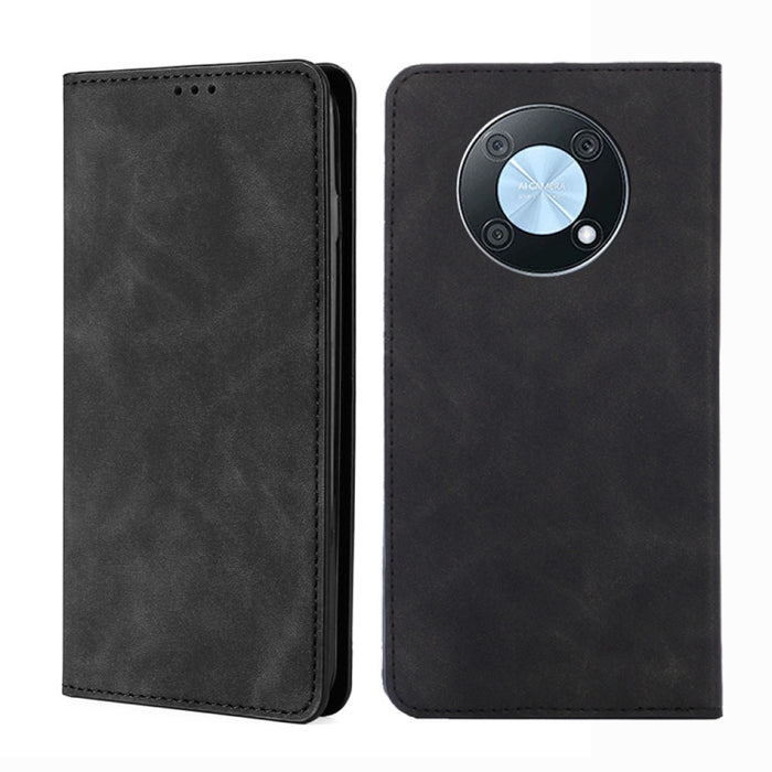 Estuche para teléfono de cuero con tapa horizontal magnética con sensación de piel, For OnePlus Ace Pro 5G, For TCL 305i, For Xiaomi Redmi K50 Ultra/Xiaomi 12T/Xiaomi 12T Pro, For Asus Zenfone 9, For Huawei nova Y90 4G