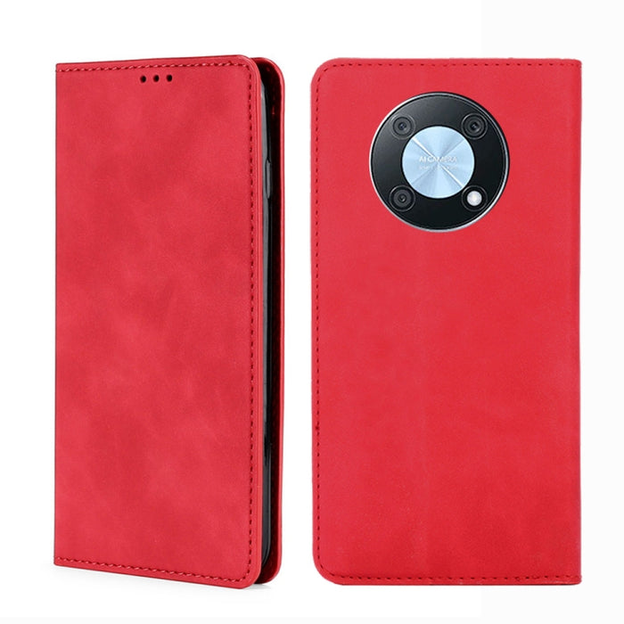 Estuche para teléfono de cuero con tapa horizontal magnética con sensación de piel, For OnePlus Ace Pro 5G, For TCL 305i, For Xiaomi Redmi K50 Ultra/Xiaomi 12T/Xiaomi 12T Pro, For Asus Zenfone 9, For Huawei nova Y90 4G