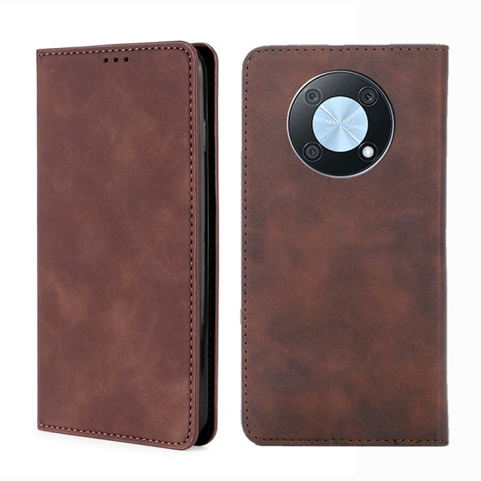 Estuche para teléfono de cuero con tapa horizontal magnética con sensación de piel, For OnePlus Ace Pro 5G, For TCL 305i, For Xiaomi Redmi K50 Ultra/Xiaomi 12T/Xiaomi 12T Pro, For Asus Zenfone 9, For Huawei nova Y90 4G