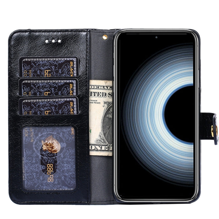 Funda de cuero con cremallera para teléfono, For OnePlus Ace Pro 5G, For TCL 305i, For Xiaomi Redmi K50 Ultra/Xiaomi 12T/Xiaomi 12T Pro, For Asus Zenfone 9, For Huawei nova Y90 4G
