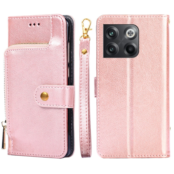 Funda de cuero con cremallera para teléfono, For OnePlus Ace Pro 5G, For TCL 305i, For Xiaomi Redmi K50 Ultra/Xiaomi 12T/Xiaomi 12T Pro, For Asus Zenfone 9, For Huawei nova Y90 4G