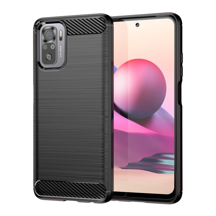 Funda de teléfono TPU a prueba de golpes de fibra de carbono con textura cepillada, For Xiaomi Redmi Note 11SE 4G, For vivo Y30 5G, For vivo Y33E 5G, For OPPO A77 4G, For OnePlus Nord N20 SE