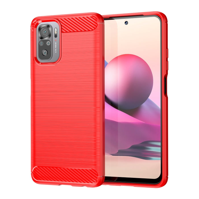 Funda de teléfono TPU a prueba de golpes de fibra de carbono con textura cepillada, For Xiaomi Redmi Note 11SE 4G, For vivo Y30 5G, For vivo Y33E 5G, For OPPO A77 4G, For OnePlus Nord N20 SE