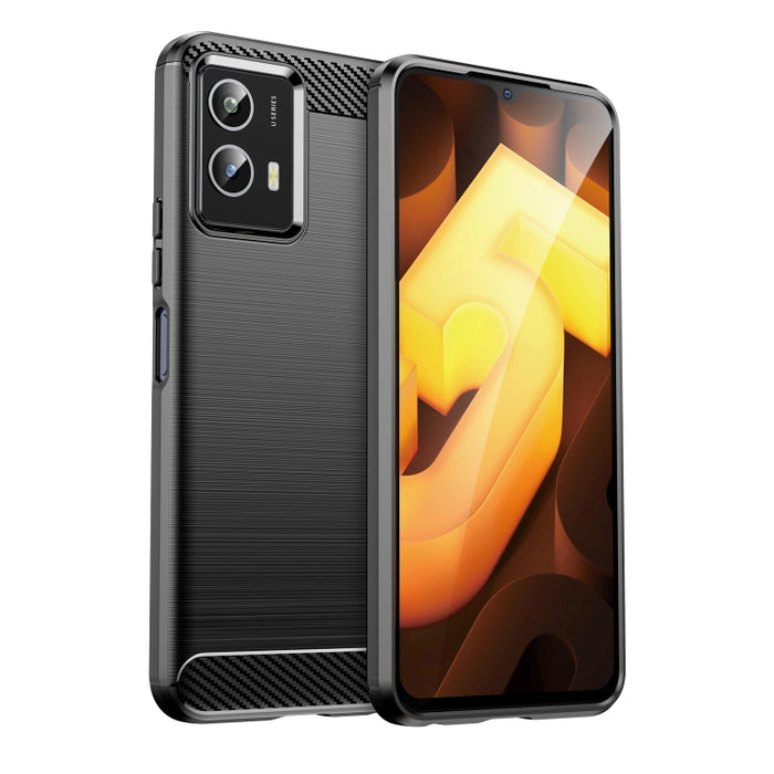 Funda de teléfono TPU a prueba de golpes de fibra de carbono con textura cepillada, For Xiaomi Redmi Note 11SE 4G, For vivo Y30 5G, For vivo Y33E 5G, For OPPO A77 4G, For OnePlus Nord N20 SE