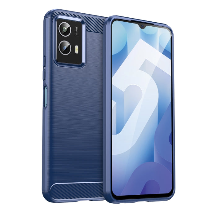 Funda de teléfono TPU a prueba de golpes de fibra de carbono con textura cepillada, For Xiaomi Redmi Note 11SE 4G, For vivo Y30 5G, For vivo Y33E 5G, For OPPO A77 4G, For OnePlus Nord N20 SE