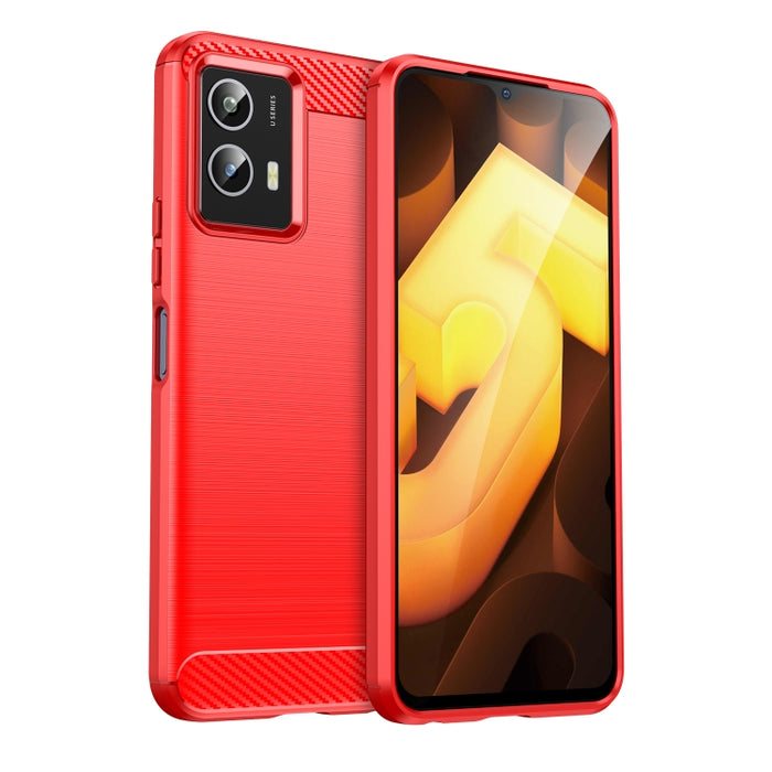 Funda de teléfono TPU a prueba de golpes de fibra de carbono con textura cepillada, For Xiaomi Redmi Note 11SE 4G, For vivo Y30 5G, For vivo Y33E 5G, For OPPO A77 4G, For OnePlus Nord N20 SE