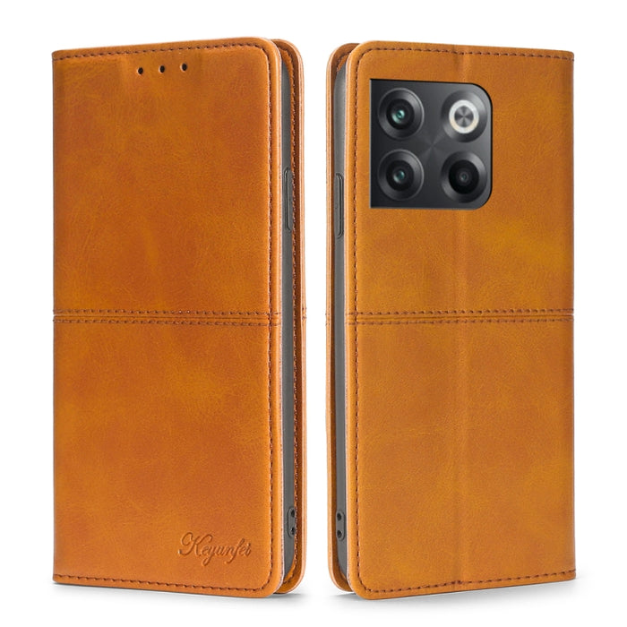 Estuche para teléfono de cuero con tapa horizontal magnética con textura de vaca, For OnePlus Ace Pro 5G, For TCL 305i, For Xiaomi Redmi K50 Ultra/Xiaomi 12T/Xiaomi 12T Pro, For Asus Zenfone 9, For Huawei nova Y90 4G
