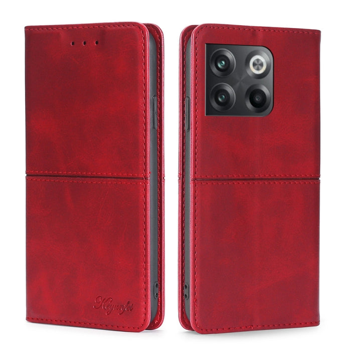 Estuche para teléfono de cuero con tapa horizontal magnética con textura de vaca, For OnePlus Ace Pro 5G, For TCL 305i, For Xiaomi Redmi K50 Ultra/Xiaomi 12T/Xiaomi 12T Pro, For Asus Zenfone 9, For Huawei nova Y90 4G
