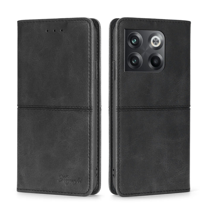 Estuche para teléfono de cuero con tapa horizontal magnética con textura de vaca, For OnePlus Ace Pro 5G, For TCL 305i, For Xiaomi Redmi K50 Ultra/Xiaomi 12T/Xiaomi 12T Pro, For Asus Zenfone 9, For Huawei nova Y90 4G