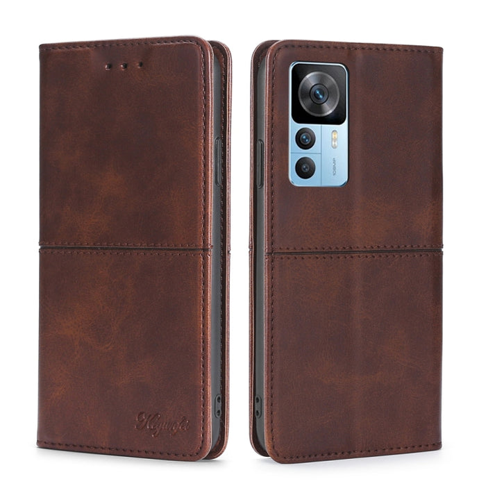 Estuche para teléfono de cuero con tapa horizontal magnética con textura de vaca, For OnePlus Ace Pro 5G, For TCL 305i, For Xiaomi Redmi K50 Ultra/Xiaomi 12T/Xiaomi 12T Pro, For Asus Zenfone 9, For Huawei nova Y90 4G