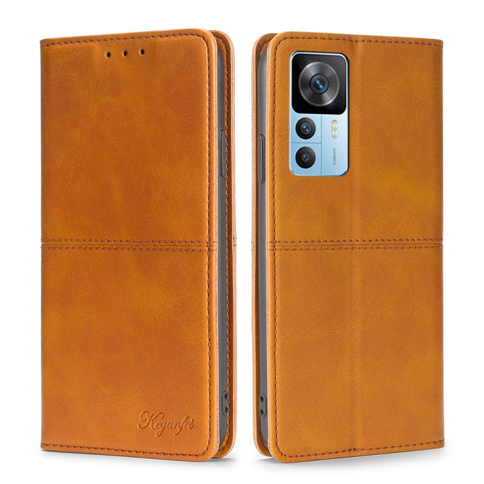 Estuche para teléfono de cuero con tapa horizontal magnética con textura de vaca, For OnePlus Ace Pro 5G, For TCL 305i, For Xiaomi Redmi K50 Ultra/Xiaomi 12T/Xiaomi 12T Pro, For Asus Zenfone 9, For Huawei nova Y90 4G