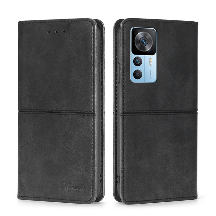 Estuche para teléfono de cuero con tapa horizontal magnética con textura de vaca, For OnePlus Ace Pro 5G, For TCL 305i, For Xiaomi Redmi K50 Ultra/Xiaomi 12T/Xiaomi 12T Pro, For Asus Zenfone 9, For Huawei nova Y90 4G