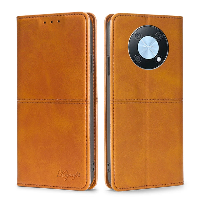 Estuche para teléfono de cuero con tapa horizontal magnética con textura de vaca, For OnePlus Ace Pro 5G, For TCL 305i, For Xiaomi Redmi K50 Ultra/Xiaomi 12T/Xiaomi 12T Pro, For Asus Zenfone 9, For Huawei nova Y90 4G