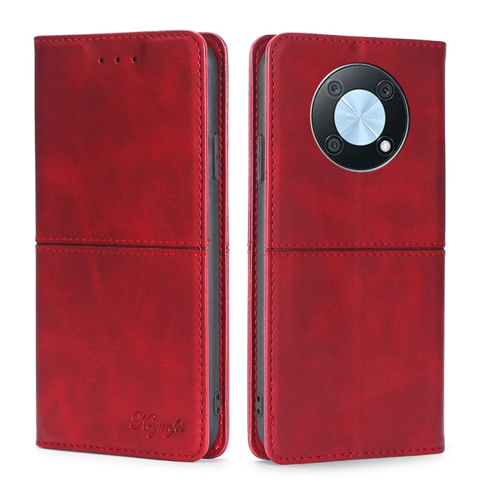 Estuche para teléfono de cuero con tapa horizontal magnética con textura de vaca, For OnePlus Ace Pro 5G, For TCL 305i, For Xiaomi Redmi K50 Ultra/Xiaomi 12T/Xiaomi 12T Pro, For Asus Zenfone 9, For Huawei nova Y90 4G