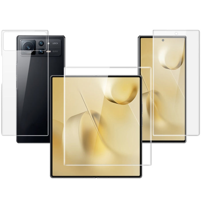 1 juego de película de hidrogel de pantalla completa curva imak (pantalla exterior + trasera + pantalla interior), For Xiaomi Mix Fold 2, For Motorola Moto Razr 2022