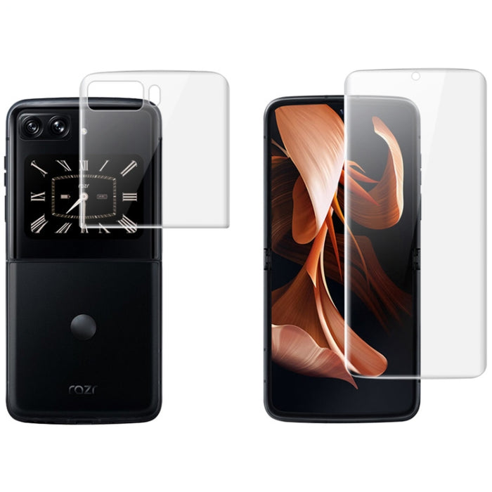 1 juego de película de hidrogel de pantalla completa curva imak (pantalla exterior + trasera + pantalla interior), For Xiaomi Mix Fold 2, For Motorola Moto Razr 2022