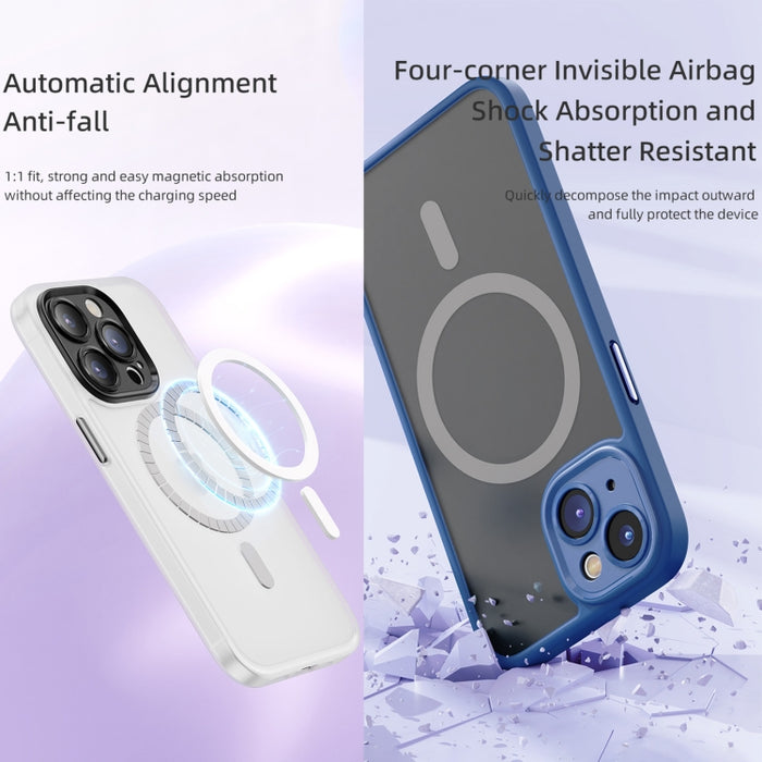 Estuche para teléfono MagSafe con tacto de piel ROCK Guard