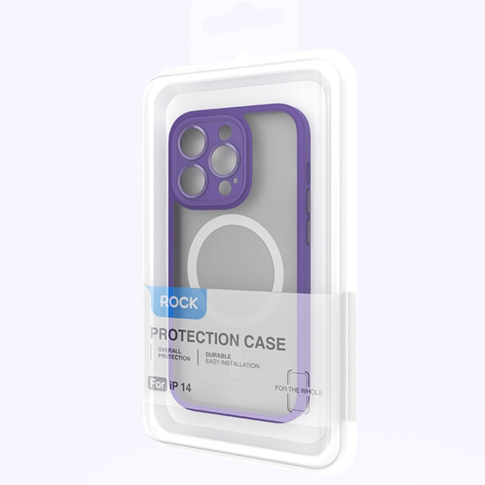 Estuche para teléfono MagSafe con tacto de piel ROCK Guard