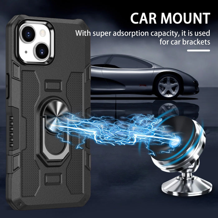 Funda híbrida para teléfono Ring Holder Armor