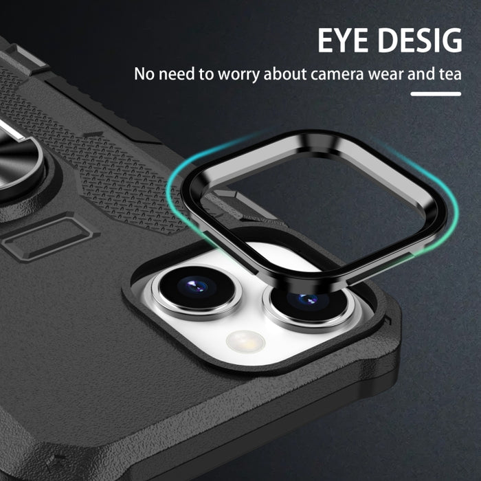 Funda híbrida para teléfono Ring Holder Armor