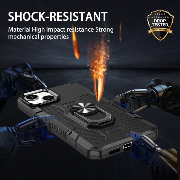 Funda híbrida para teléfono Ring Holder Armor